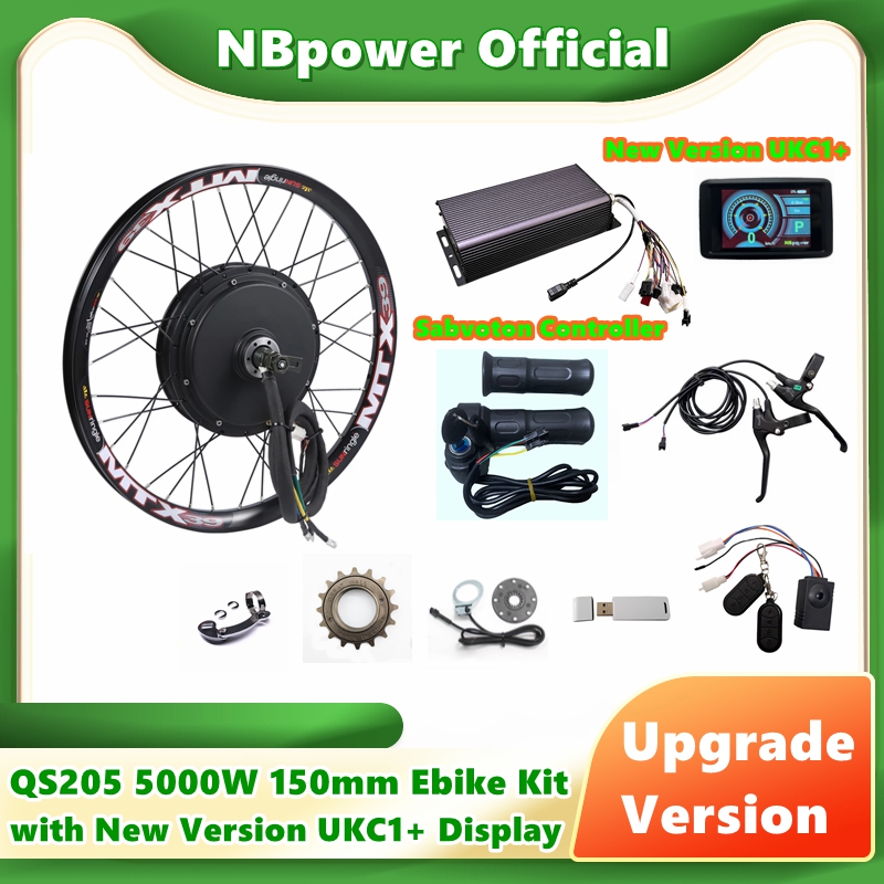 QS205 50H 5000W V3 Electric Bi - 5000W Hub Motor Kit 72V recension och pris