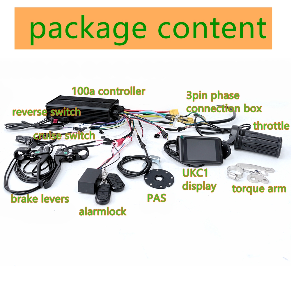 NBpower 72V 5000W 70-90km/h BL - 5000W Hub Motor Kit 72V recension och pris