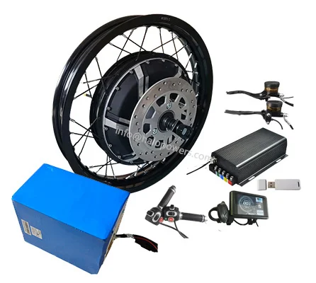 72v 96v QS 273 V3 12000w 15000 - 12000W Electric Motorcycle Hub Motor recension och pris