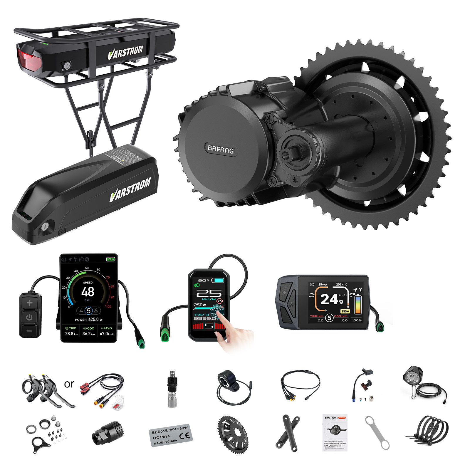 [US Shipping] Bafang Motor 750 - Torque Sensor Mid Drive Motor Kit recension och pris
