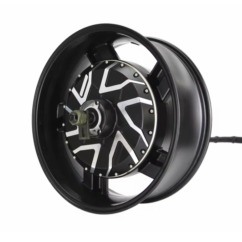 QS Motor 12000W 17X6.0inch V41 - 12000W Electric Motorcycle Hub Motor recension och pris