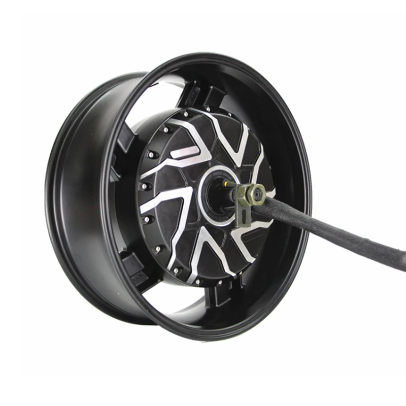 QS Motor 12000W 17X6.0inch V41 - 12000W Electric Motorcycle Hub Motor recension och pris