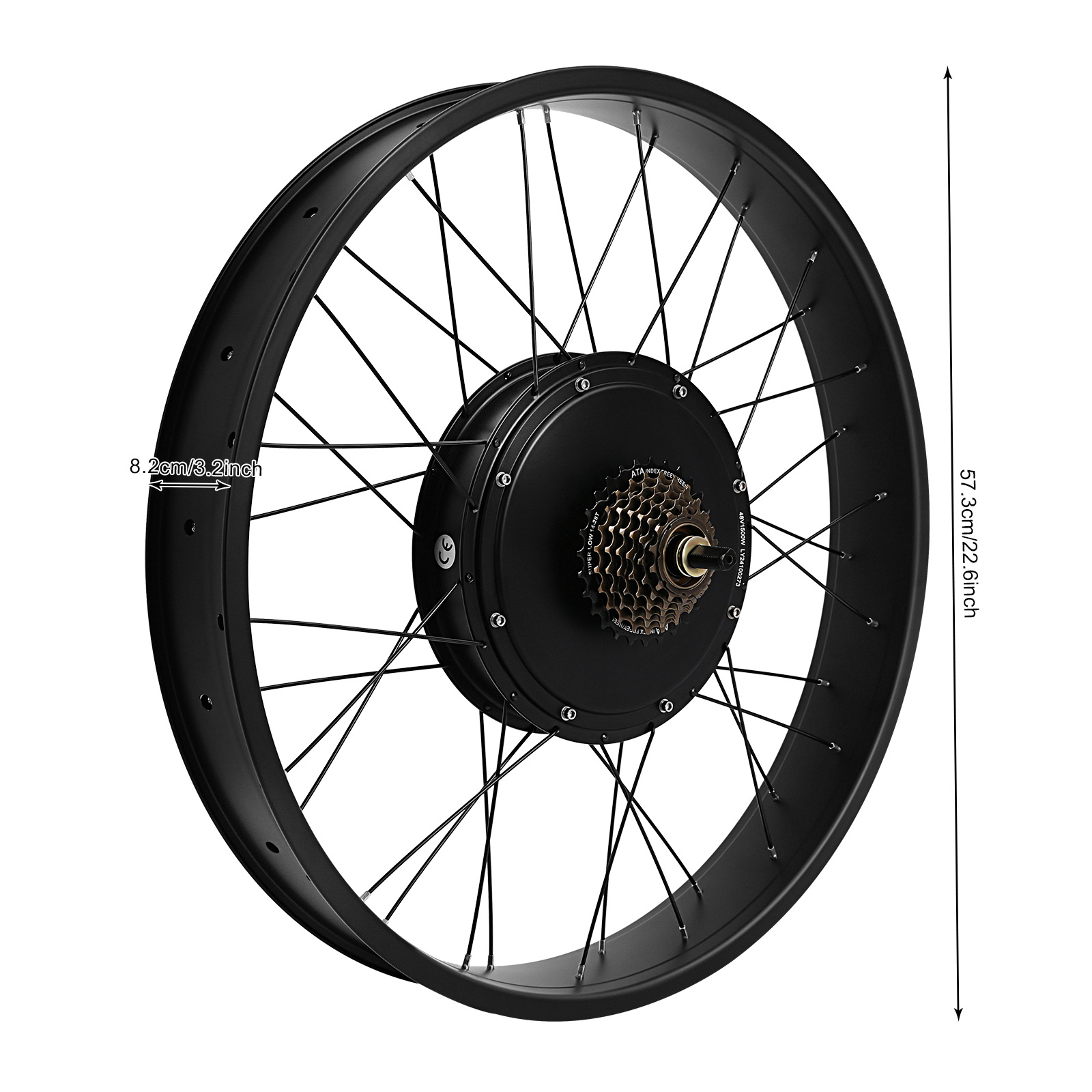 26 Inch Electric Bike Conversi - Fat Tire Electric Bike Conversion Kit 1500W recension och pris