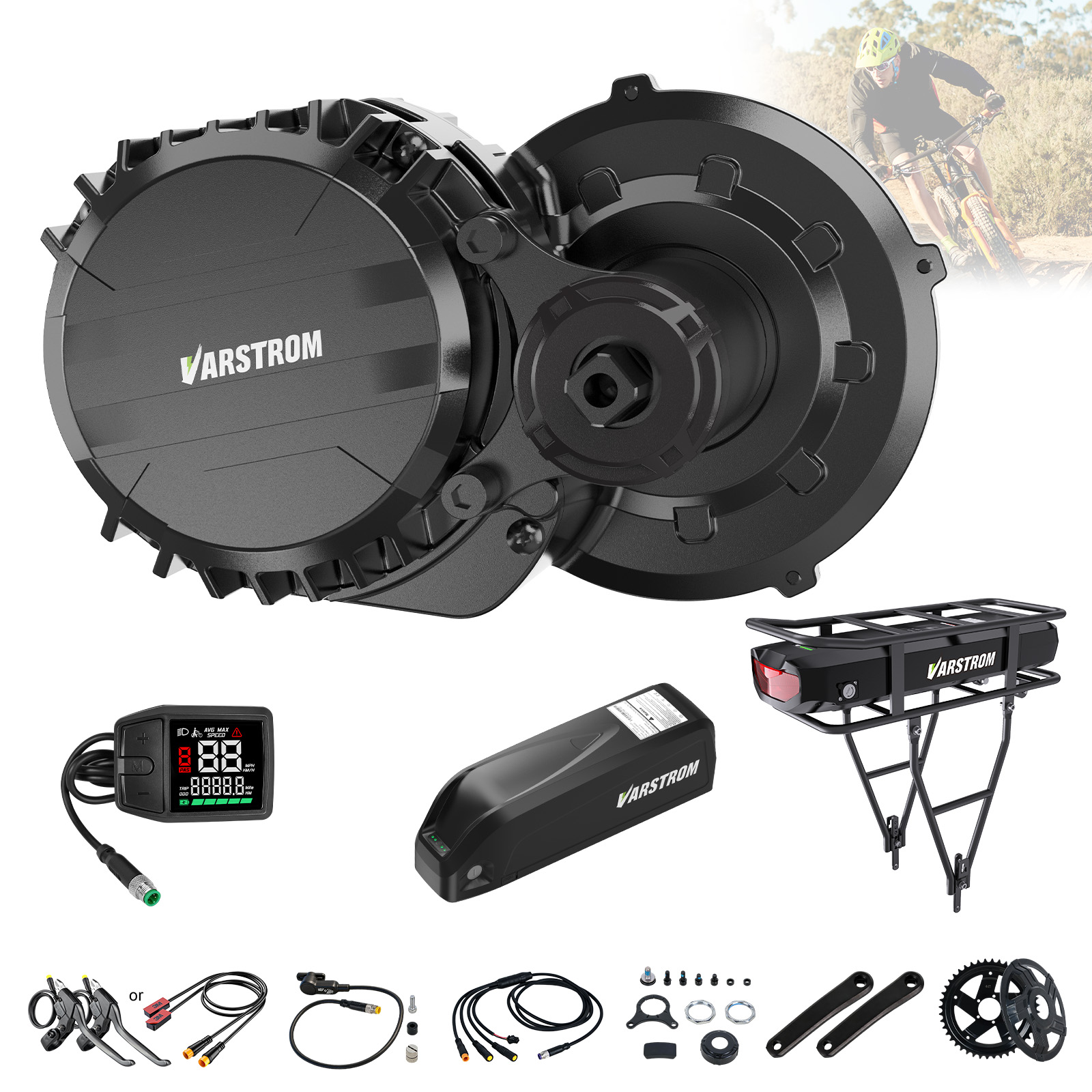 Varstrom 750W Mid Motor Kit To - Torque Sensor Mid Drive Motor Kit recension och pris