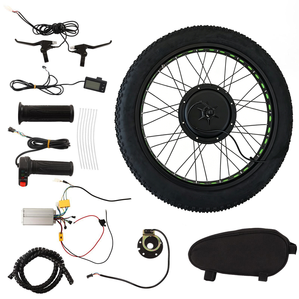48V 1500W E-Bike Front Wheel C - Fat Tire Electric Bike Conversion Kit 1500W recension och pris